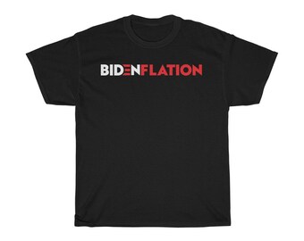 Bidenflation Joe Biden Inflation Unisex Heavy Cotton Tee T-shirt