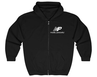 Mayormente pacífico papá zapatos unisex de doble cara Heavy Blend Full Zip Sudadera con capucha
