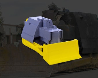 Figura de acción de Killdozer, modelo en miniatura, muñeca en miniatura, impresión 3D, Kill Dozer, Marvin Heemeyer