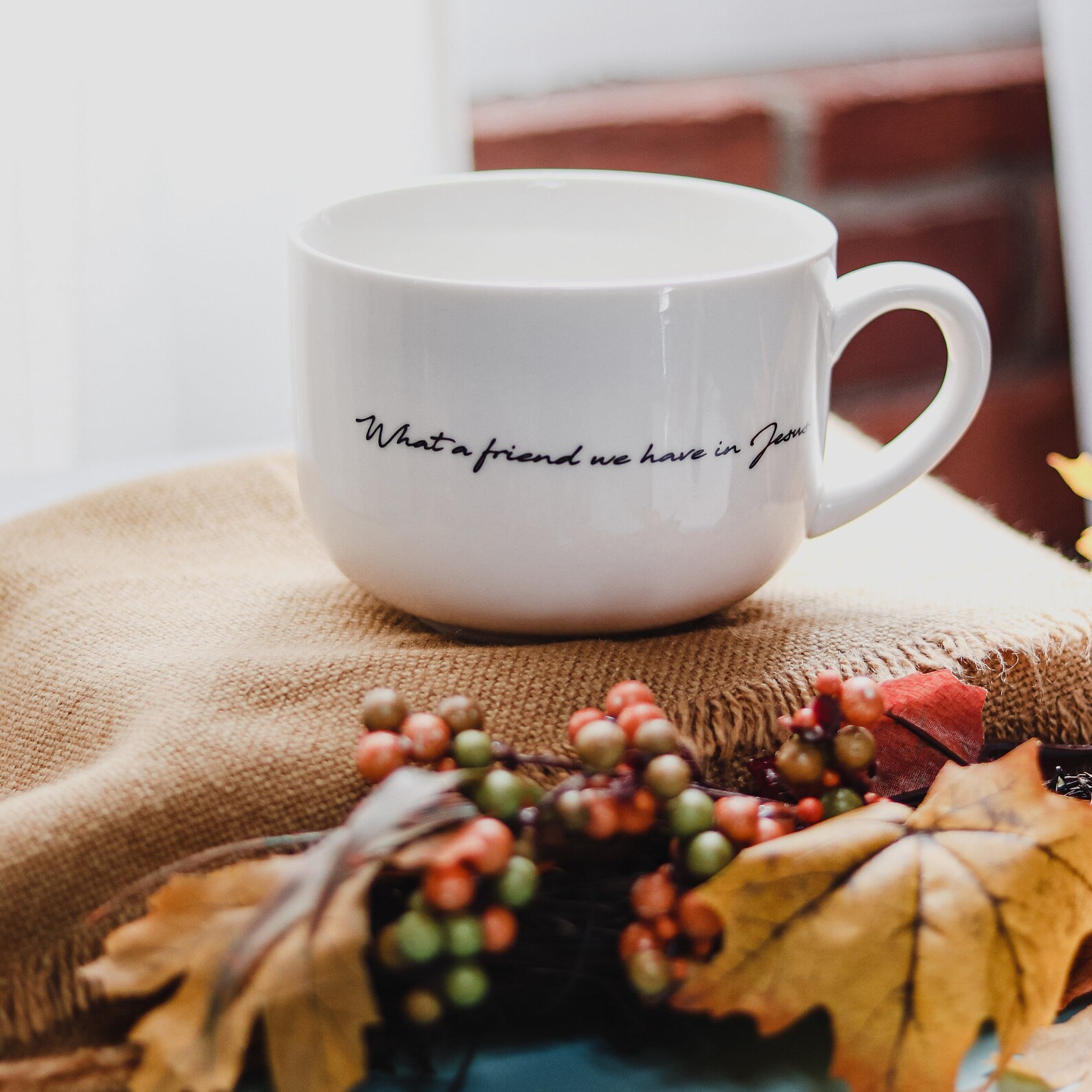 Coffee mug Soup mug Inspirational Quotes Ceramic white Etsy