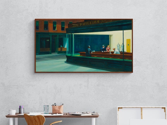 ナイトホークス エドワード・ホッパー作 1942年 アメリカ美術 ダイナー