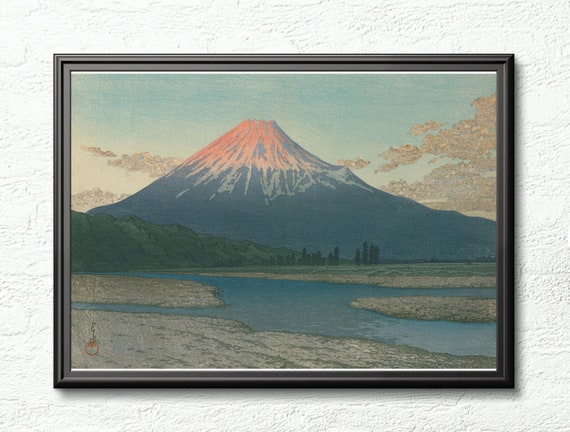 Kawase Hasui Prints Fuji Mountain 1933 by Kawase Hasui Hasui
