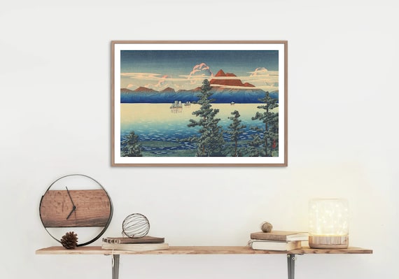 版画 onchanmant Kawase Hasui Prints Mountain Unzen, Hizen 1927 by Kawase