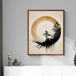 Yin Yang Print, Yin Yang Poster, Zen Art, Yoga Wall Art, Yin Yang Decor, Meditation Art, Yin Yang Canvas Fine Art Print, Yoga Room Decor