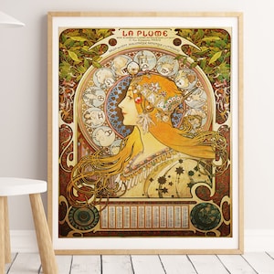 Alphonse Mucha Art Nouveau Print - Alphonse Mucha Print Art Nouveau Poster, Vintage Poster, Alphonse Prints, Mucha Poster