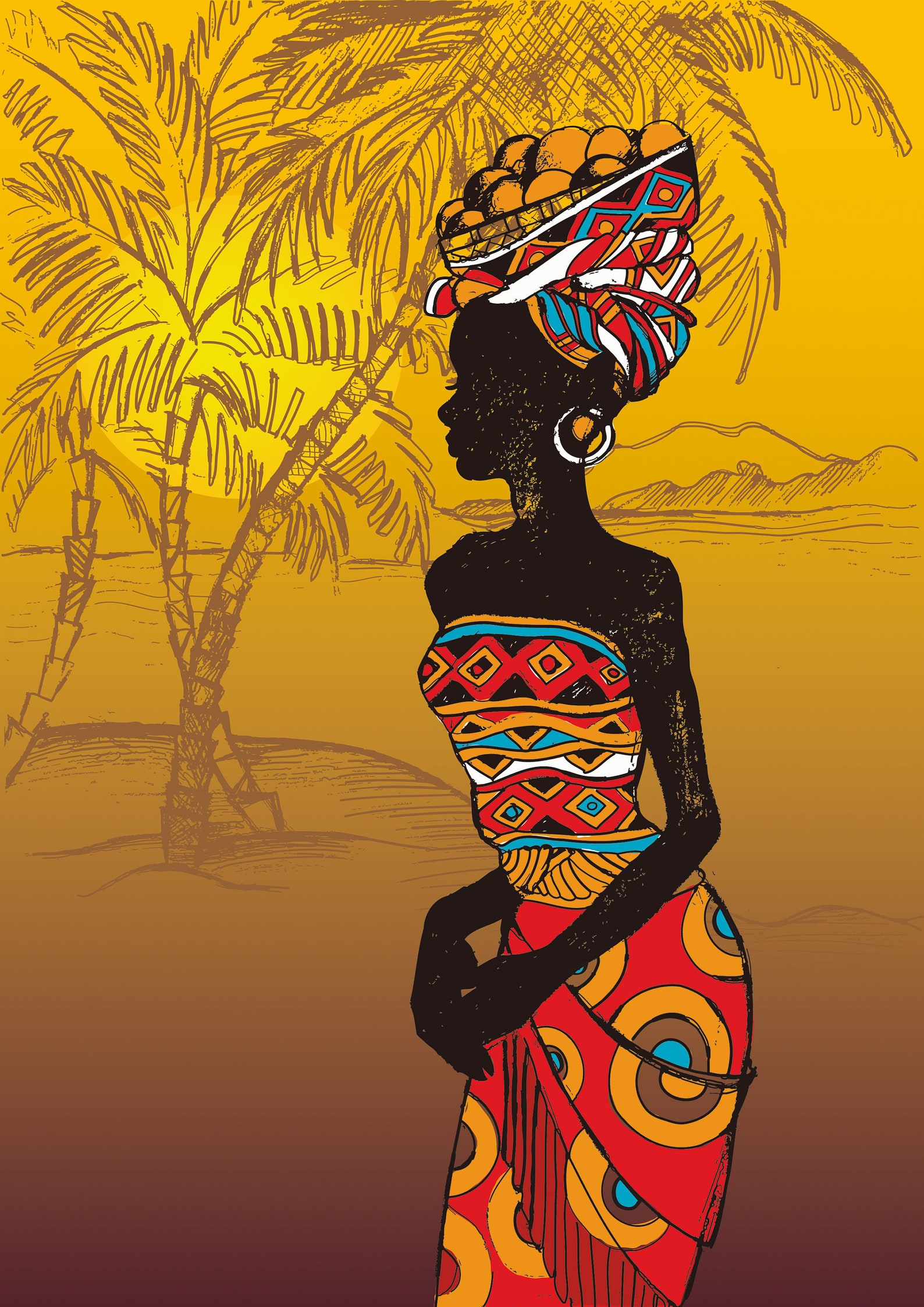 African American Art Canvas Wall Art African American Art Etsy