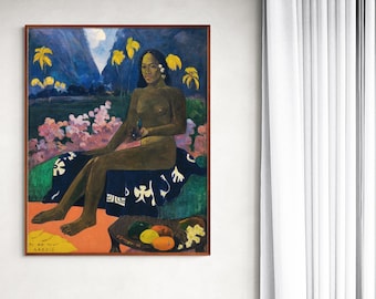 The Seed of the Areoi by Paul Gauguin, Vintage Wall Decor, Canvas Print, Living Room Decor