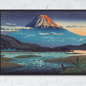 Tsuchiya Koitsu Ukiyo e Prints -  Tokaido Fujikawa 1939 by Tsuchiya Koitsu, Japanese modern Ukiyo e prints, Japanese Woodblock Prints