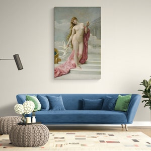 Vénus Victorieuse by Alexandre Cabanel  Art Print Art Reproduction, Famous Painting Vénus Victorieuse Wall Art Canvas Prints