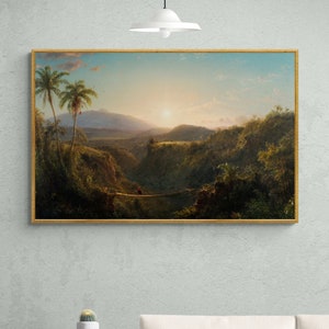 Pichincha, 1867 von Frederic Edwin Church Kunstdruck Reproduktion, Pichincha, 1867 Wandkunst Leinwanddruck