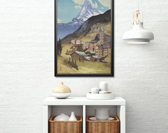 Yoshida Hiroshi Matterhorn - Day 1925 Prints by Yoshida
