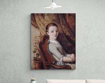 ギュスターヴ・クールベ：ジュリエット・クールベの肖像（1844年