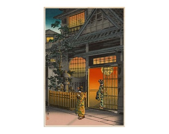 Tsuchiya Koitsu Prints Yotsuya Araki Yokocho by Tsuchiya