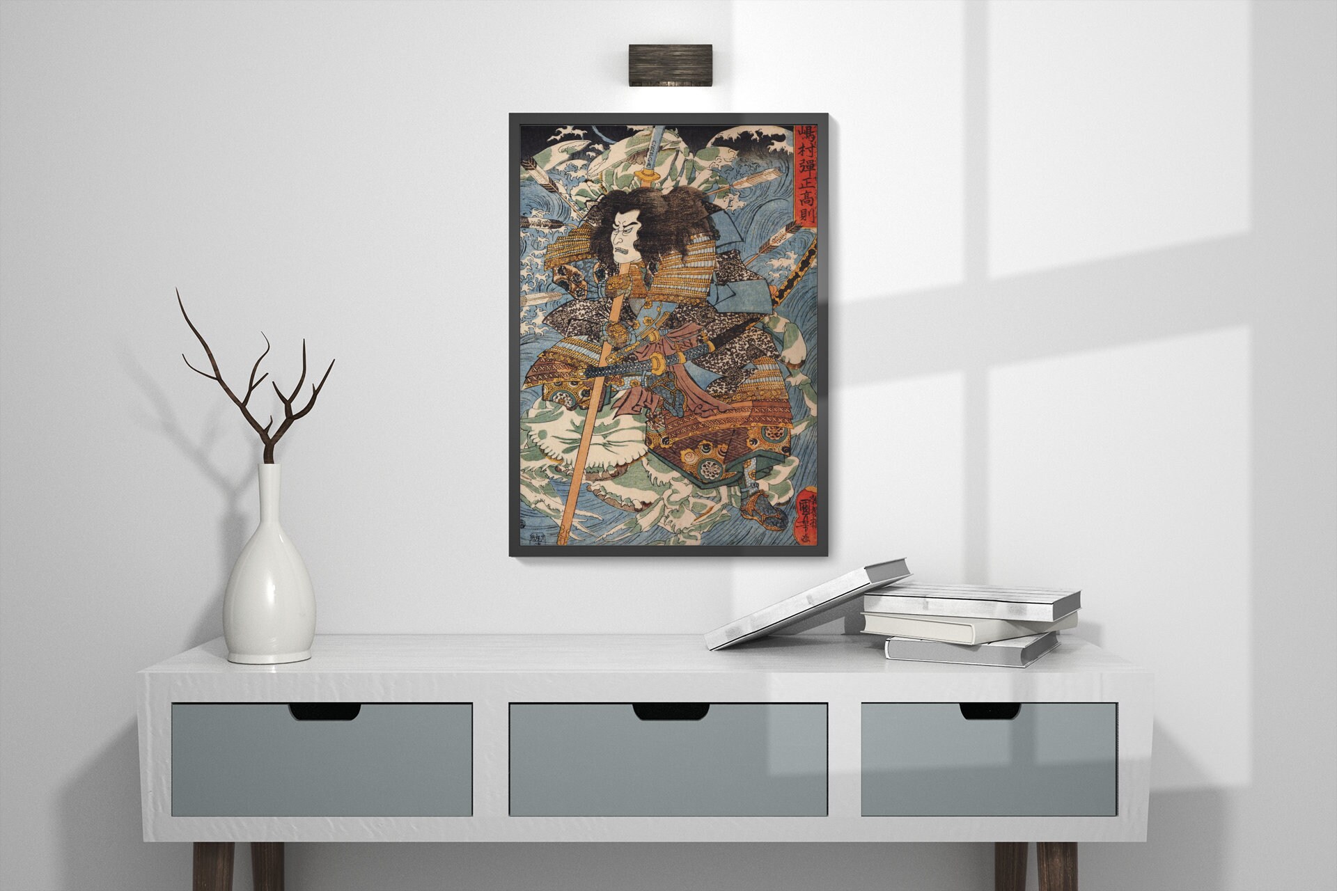 Utagawa Kuniyoshi Samurai Canvas Print – Japanese Ukiyoe Art - Etsy