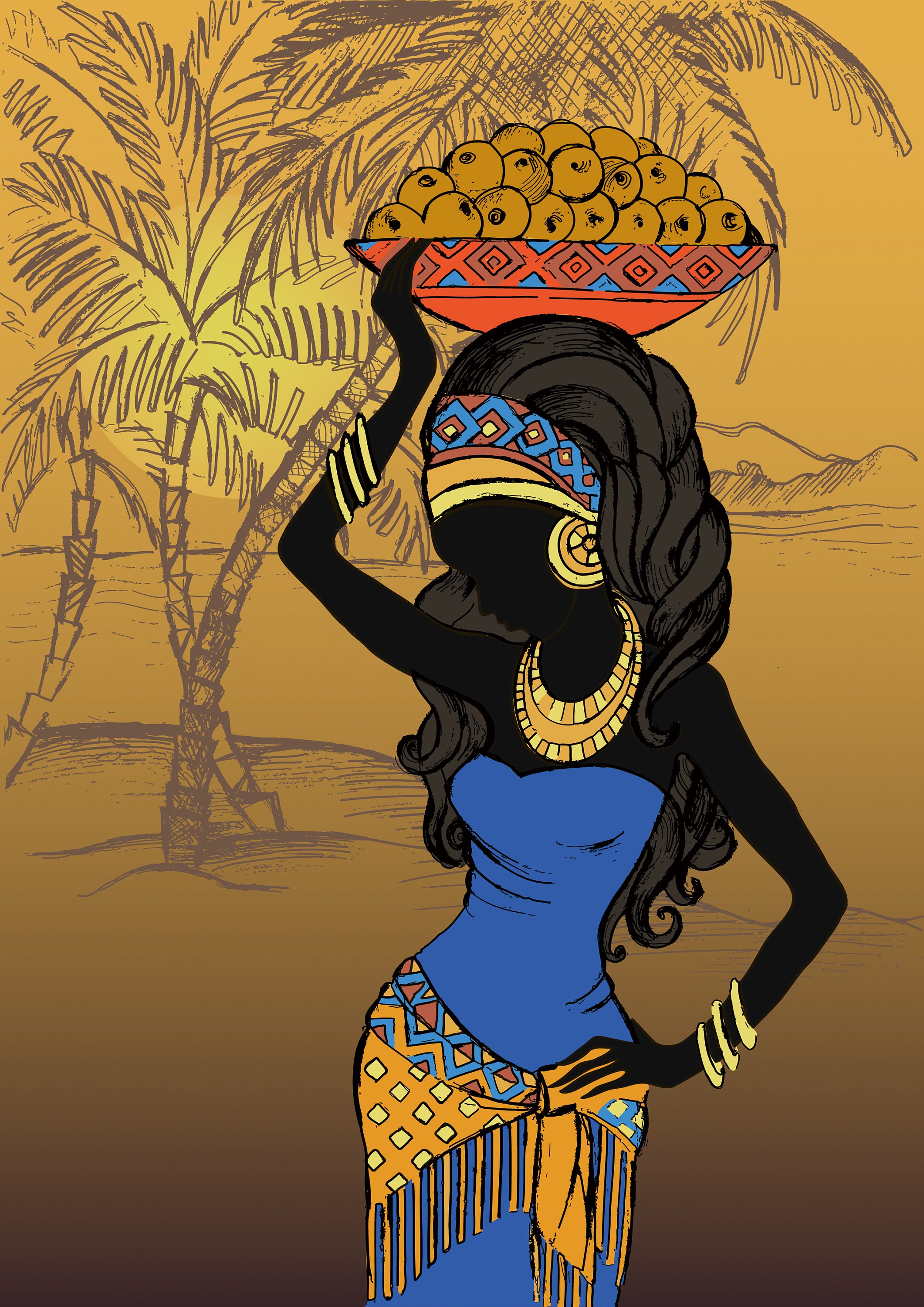 African American Art Canvas Wall Art African American Art Etsy