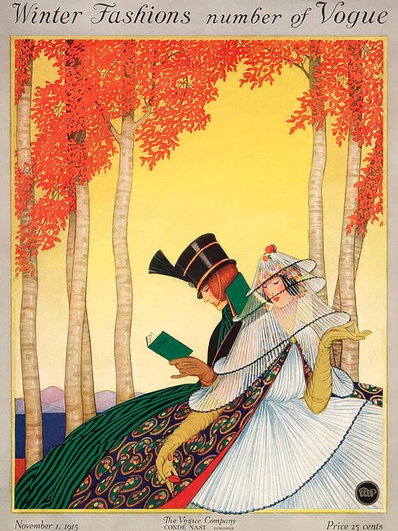 ヴィンテージ VOGUE 木製アートポスター ART DECO ヴィンテージ VOGUE