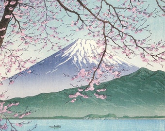 安田鞍彦　日本画　大瀬岬の富士　8号　W902 安田鞍彦 日本画 大瀬岬の富士 8号 W902 安田靫彦展 ロマン