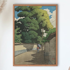 Kawase Hasui Prints Eight Views of Korea-samburam Rock