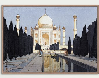 吉田博「タージ・マハル No.1 - 1930」（インドシリーズ）吉田博による