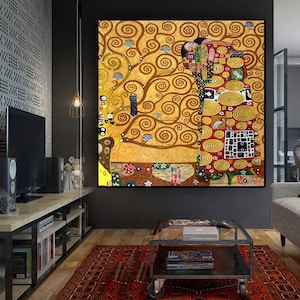 Gustav Klimt Art Print - Fulfillment, Klimt Prints Klimt Reproduction, Glimt Wall Art, Gustav Klimt Fulfillment Canvas Print