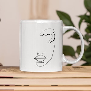 Drawing Seven of Nine Mug 11oz - Fun will now commence Star Trek Voyager Borg Collective Assimilate
