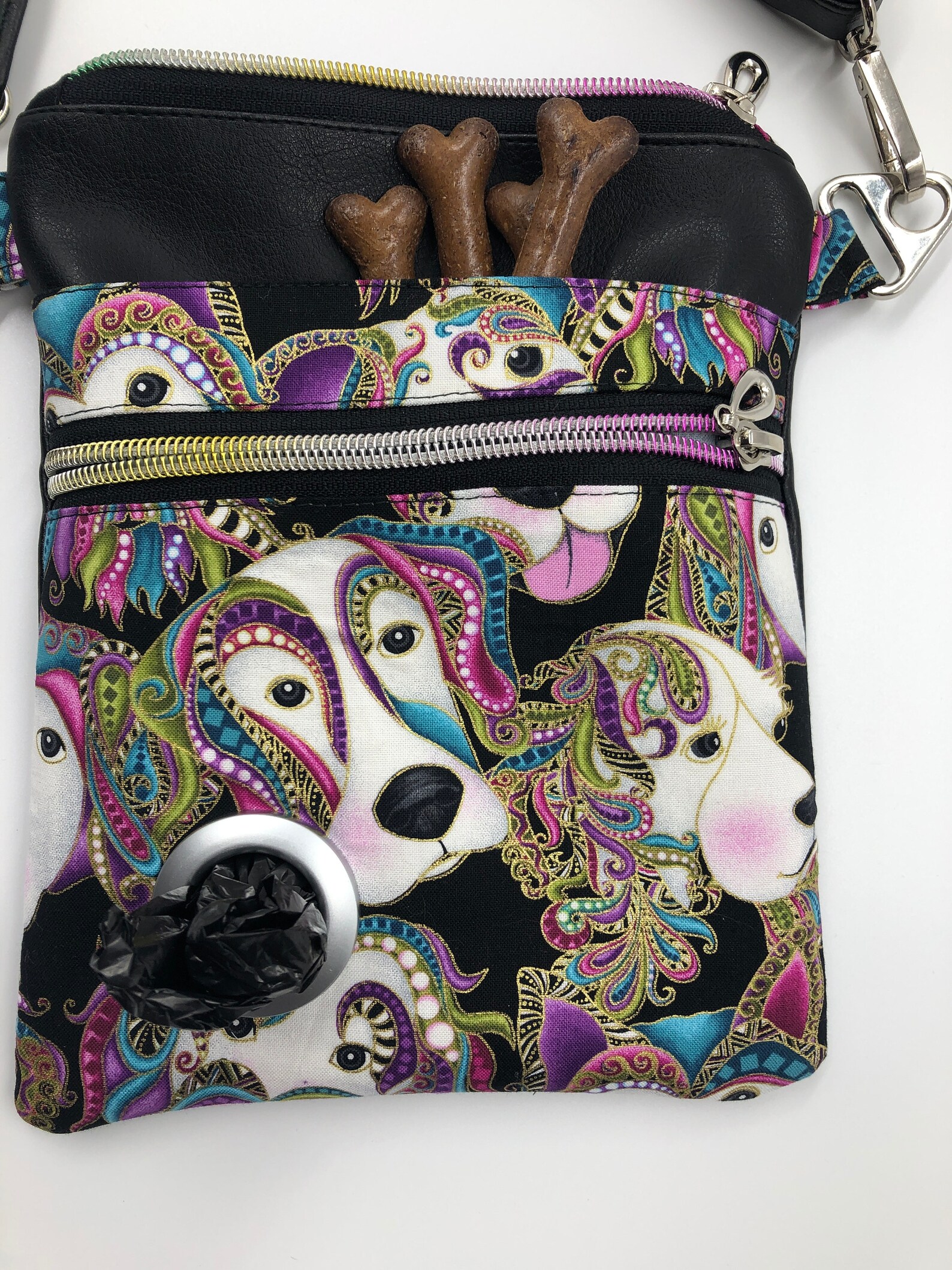 Slim Crossbody Dog Walking Bag Etsy UK