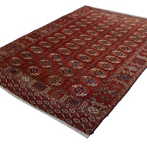 High Quality Antique Turkmen Bokhara Rare Rug