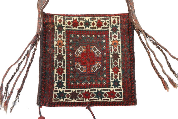 Hand Knotted Pile Man Bag / Lady Bag Boho Look - image 4