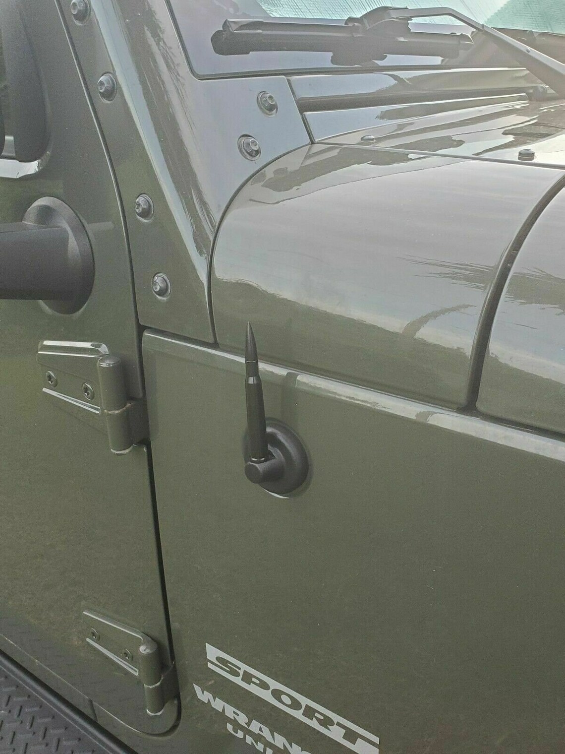 Aluminium Bullet Antenna for Jeep Wrangler 20072020 Easy to Etsy