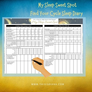 This is Diana Sleep Sweet Spot diary