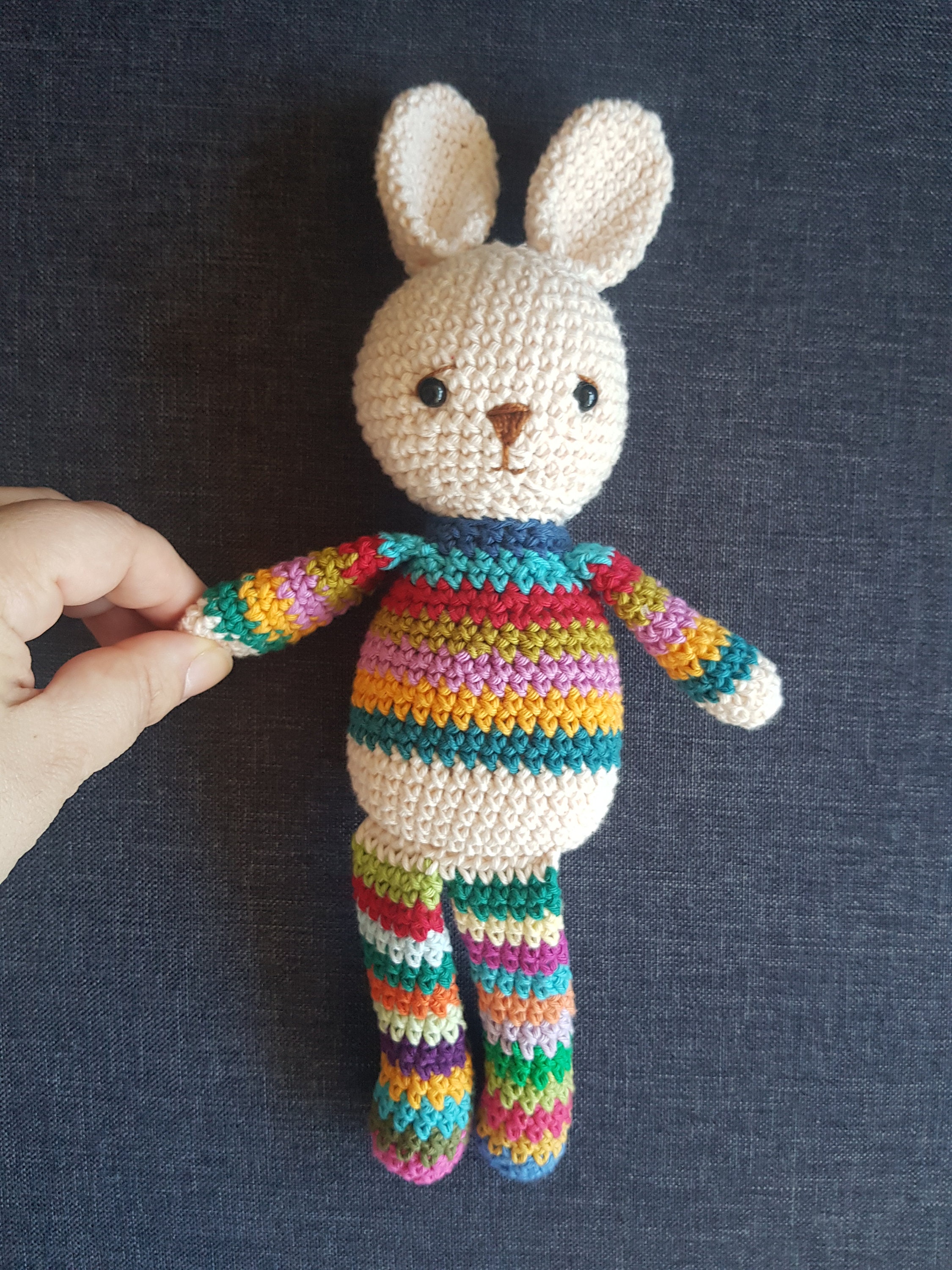 Jojo Bunny Crochet Pattern: Amigurumi Rabbit Toy (PDF Pattern) - Etsy