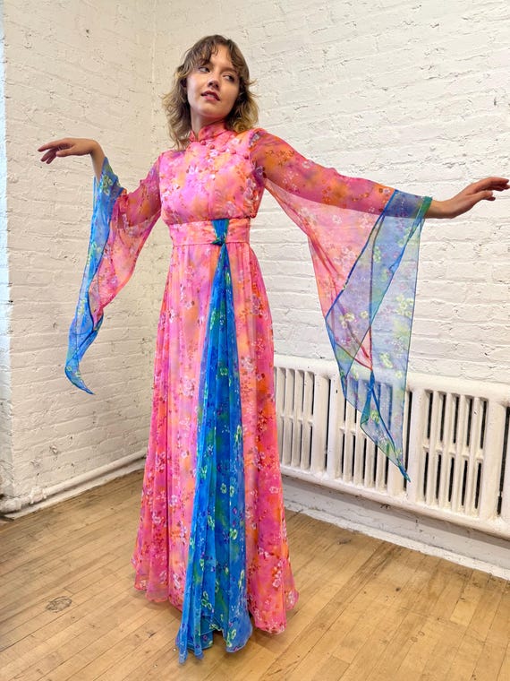 chinese dress ladies Enchanted Kimono Maxi Dress main image 0