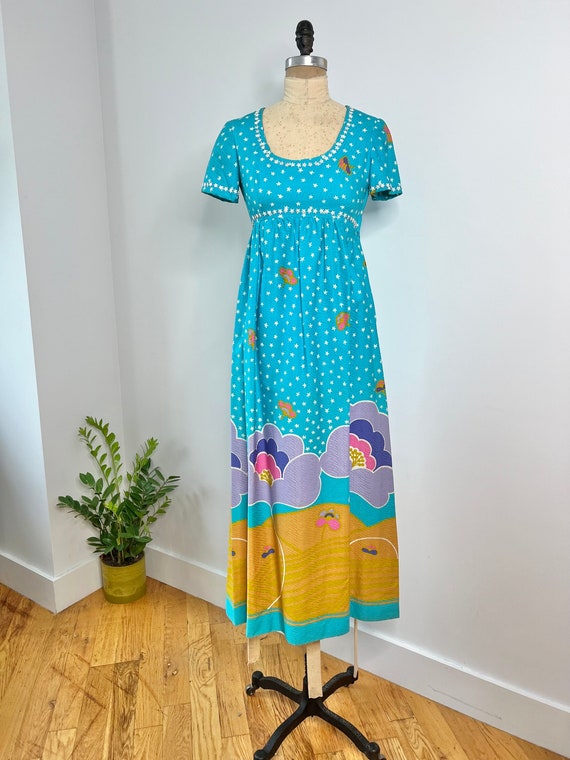purple and turquoise maxi dress LANE BRYANT Dress 14 Maxi Chiffon Flowy Lined Black, Turquoise, Purple