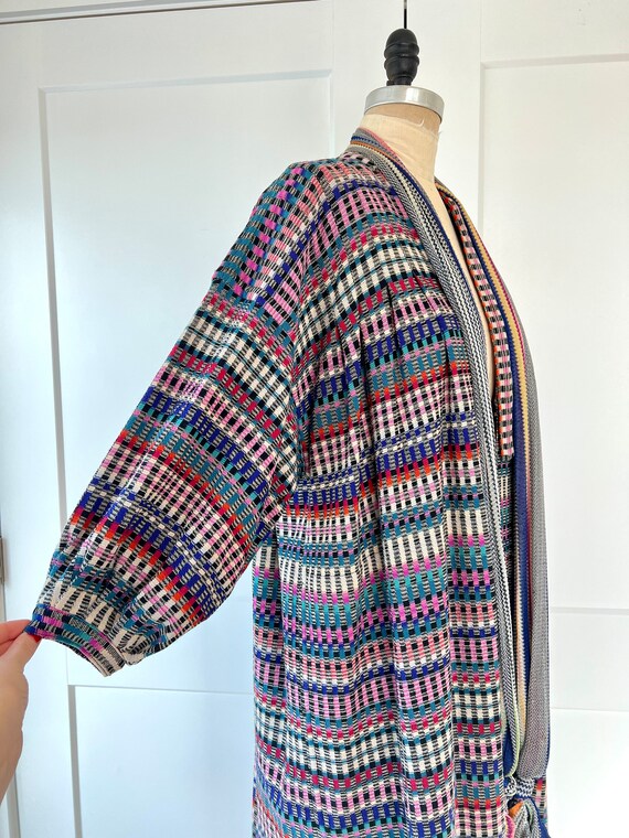 Vintage 1980s Missoni XS/S Balloon Sleeve Cardigan - image 8