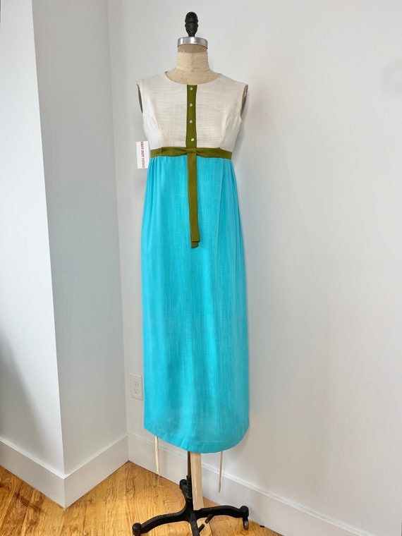 colorblock empire waist dress Boden Women's Empire Waistline Shirt Dress in Green