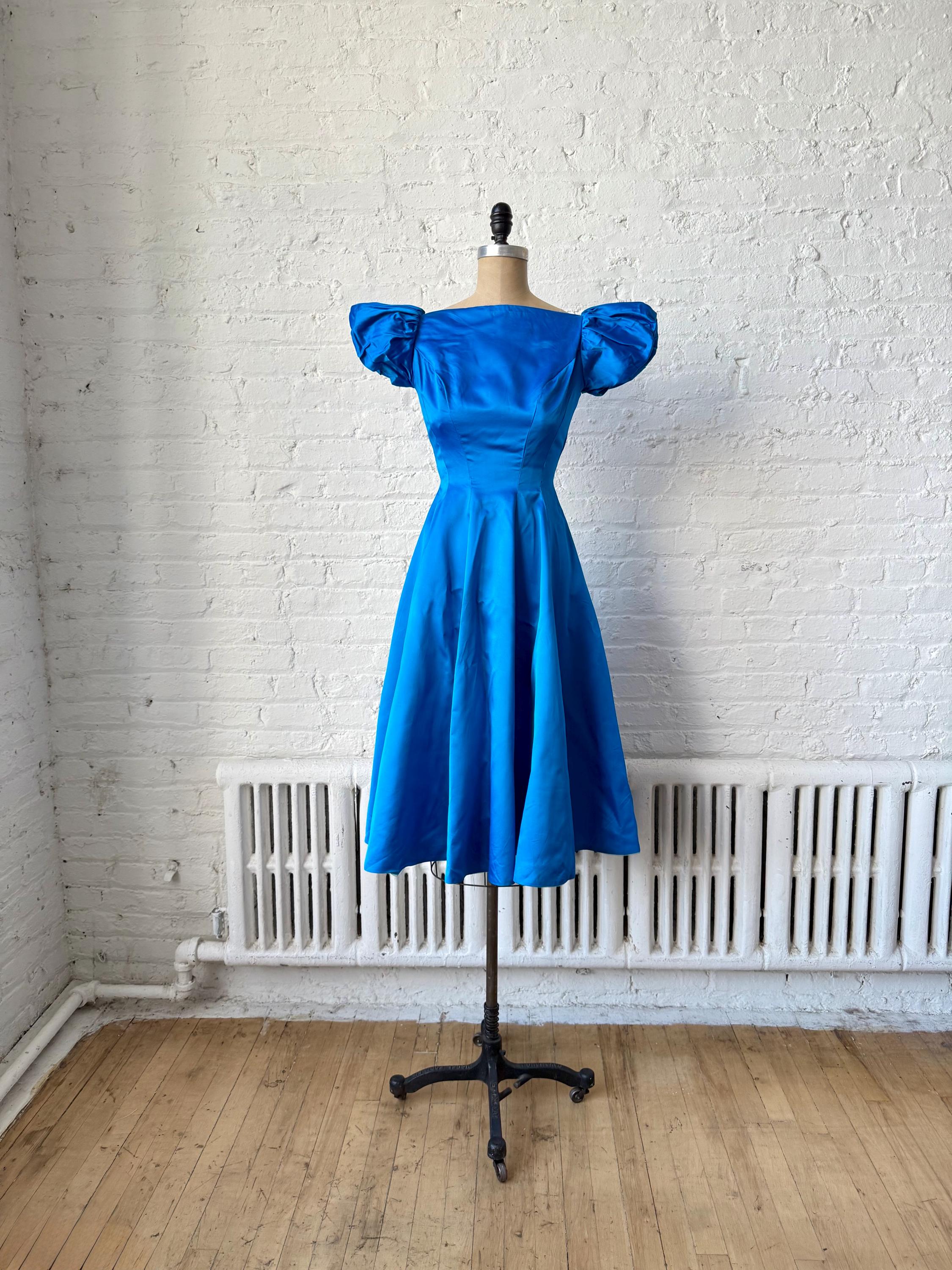 50s Royal Blue Dress - Etsy 50s Royal Blue Dress - Etsy