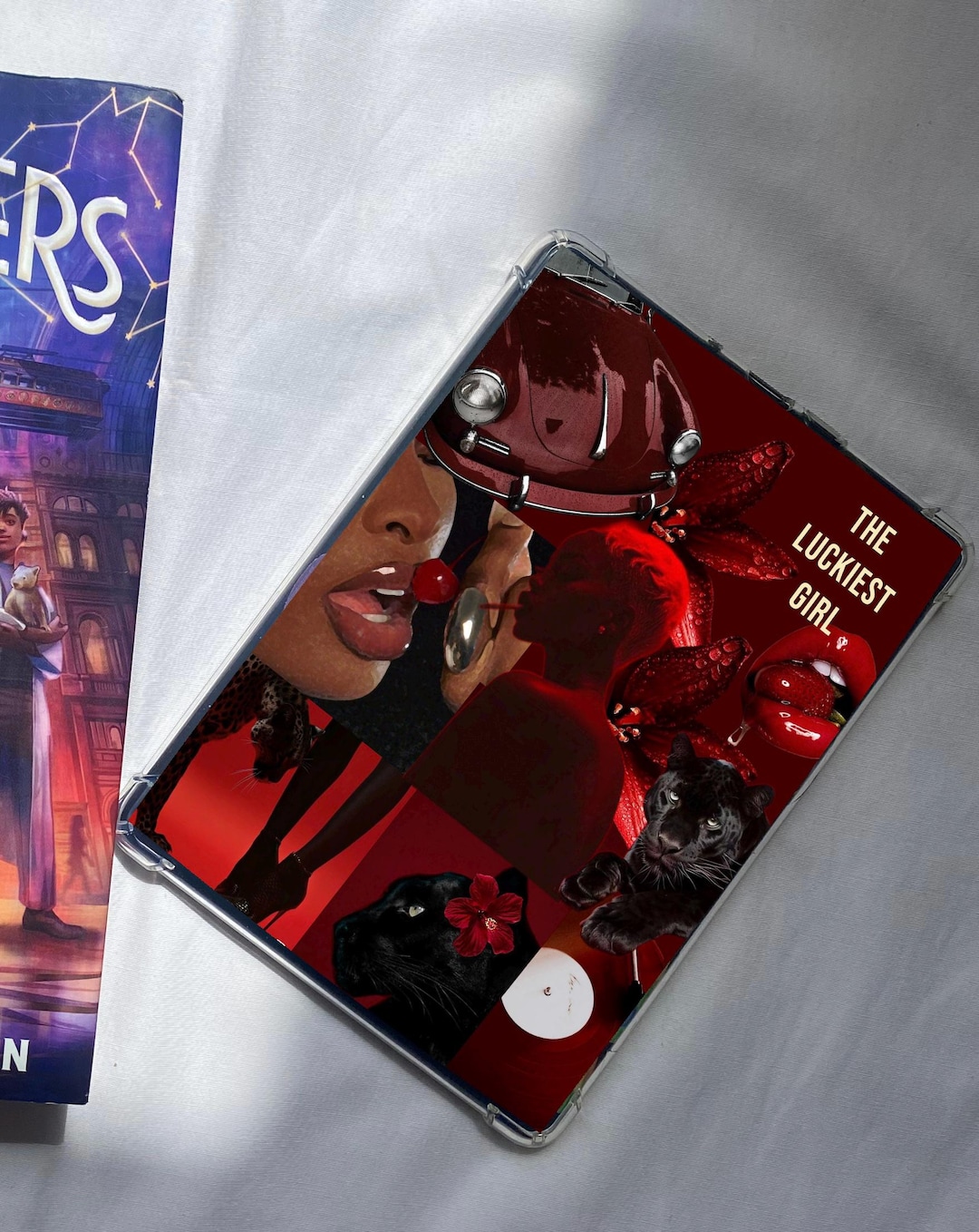 Black Girl- Red Aesthetic Kindle Insert, Cute Kindle Insert – Digital ...