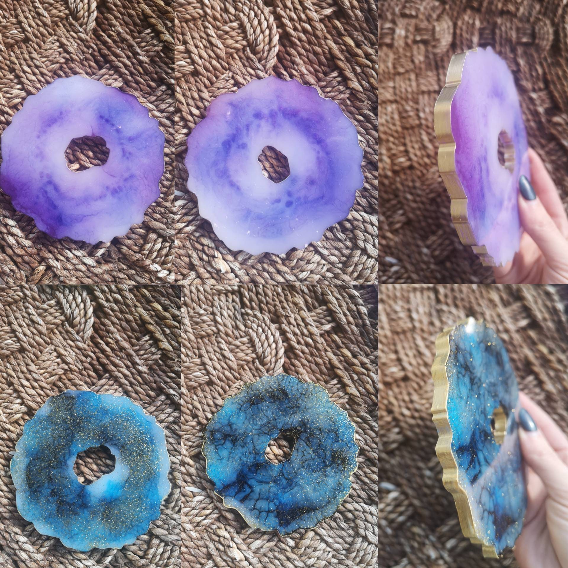 Dessous de Verre en Résine