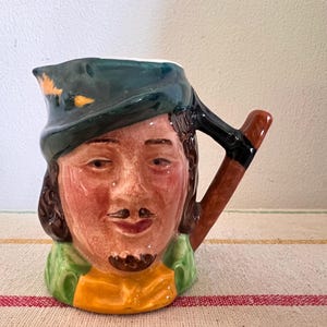 A small Lancaster Sandland Character  hand painted Toby jug