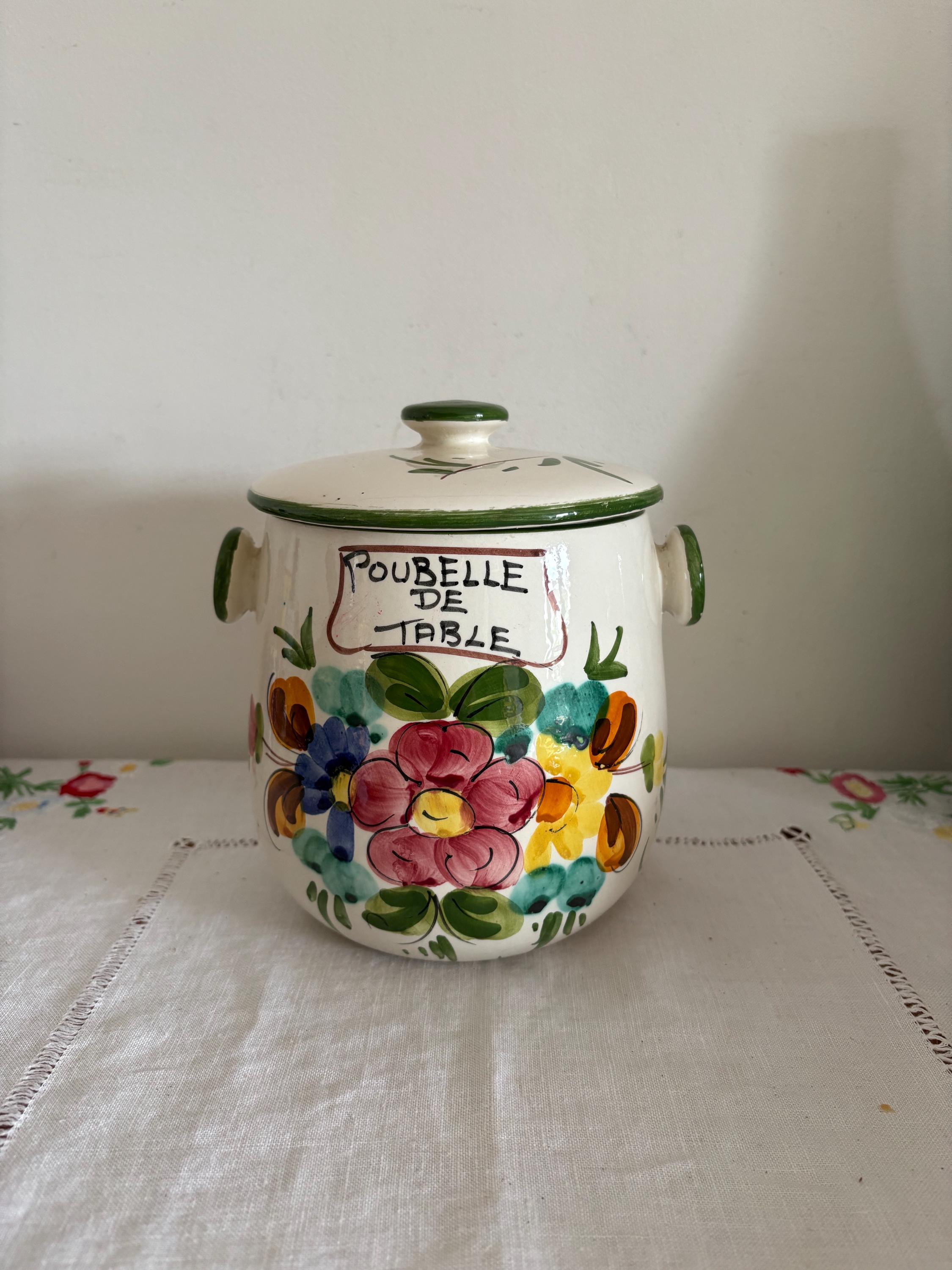 Poubelle papier vintage d'occasion - Décoration