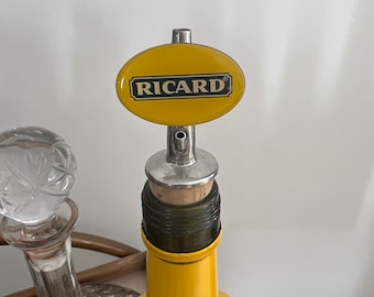 An original French iconic  Ricard yellow barware bottle stopper