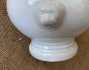 Set Di 2 Ciotole Per Zuppa In Porcellana Con Testa Di Leone - 15oz, Forno E Microonde - Foto 4