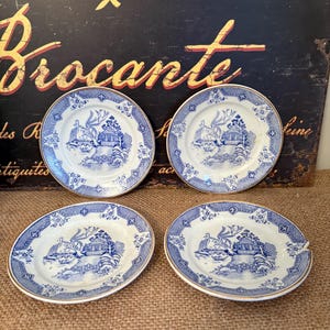 Blue Willow Plate 4 Inch - Etsy