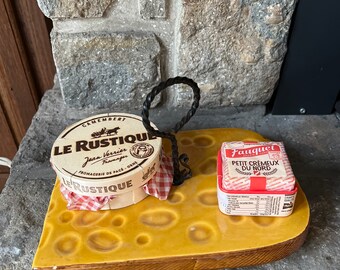 Grande Cloche à Fromage Vallauris - Française - Céramique - Vintage - État Moyen