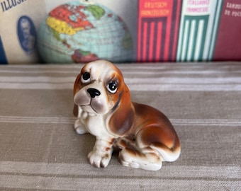 かわいいヴィンテージの陶器製ビーグル犬の置物 - Etsy 日本