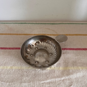 A French vintage chrome plated Sommelier Porringer wine tasting cup