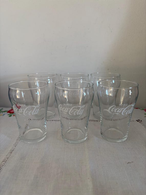 Jogo De Copos Contour Coca Cola Cristal 300 Ml - 6 Und