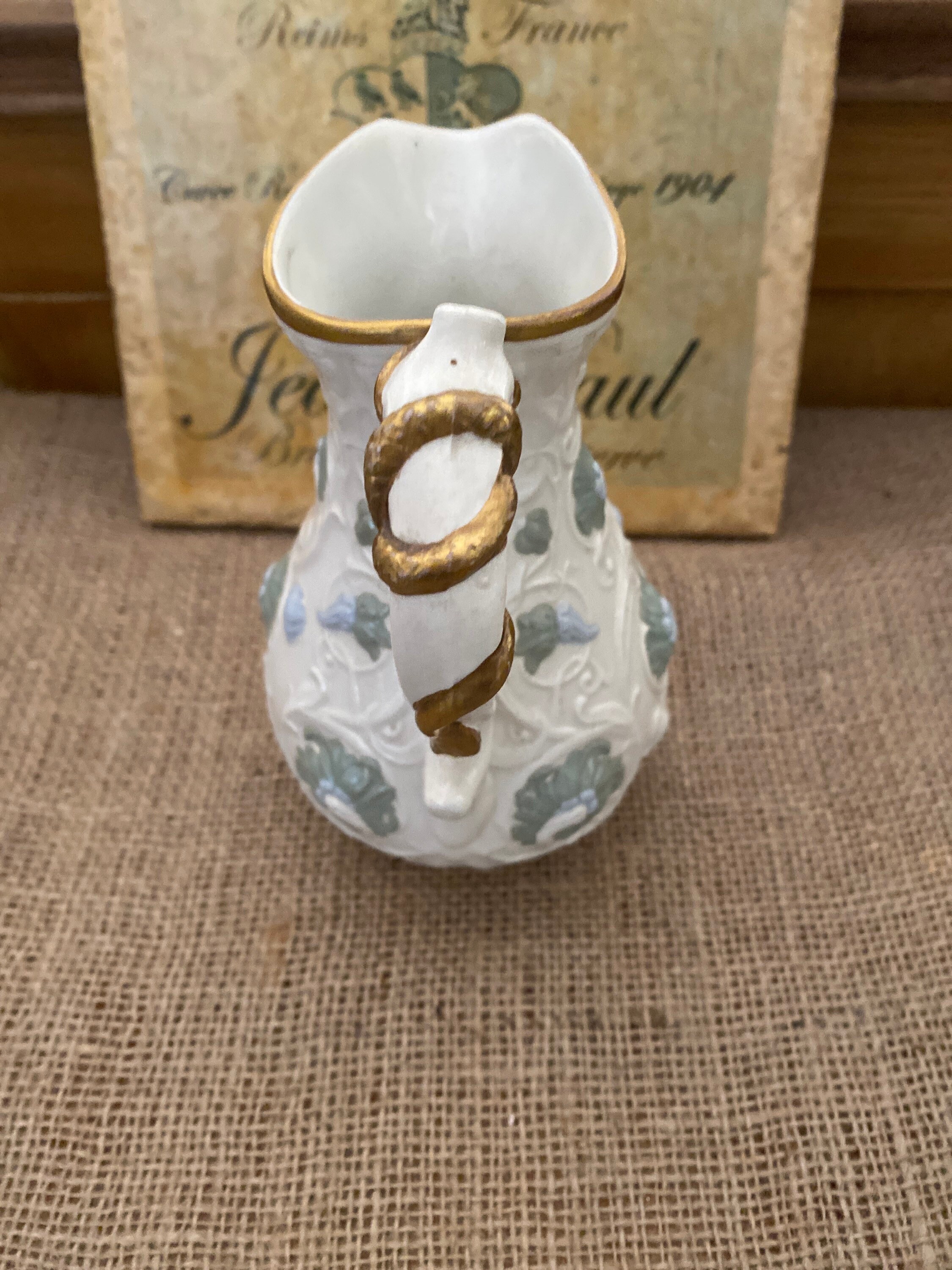 A Rare Antique Italian Ornate Ceramic Hand Made Jug in White | Etsy