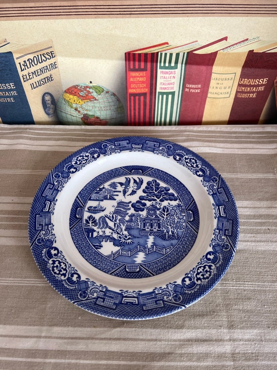 イギリスWoods & Sons 社ブルーウィロー皿 25cm イギリスWoods & Sons 社ブルーウィロー皿 25cm