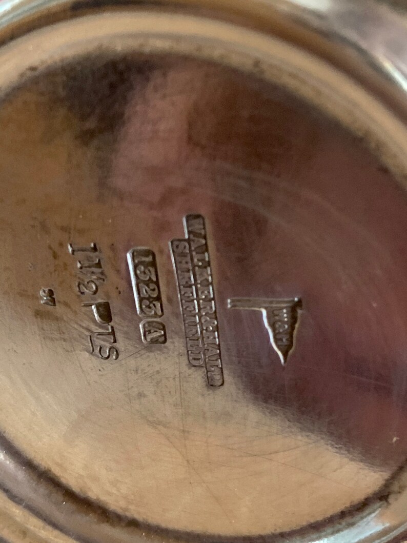 Walker and Hall Antique Warranted and Silver Soldered EPNS A1 Etsy UK